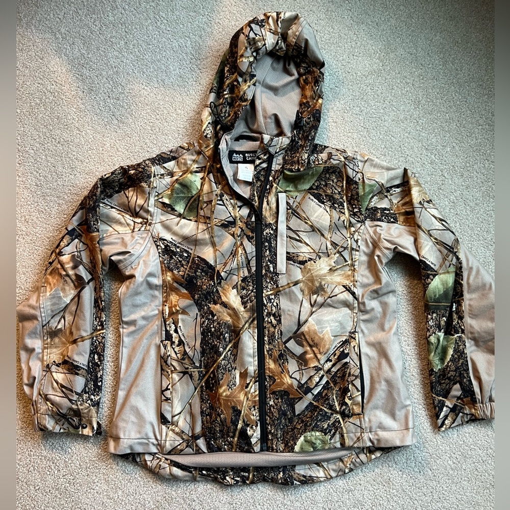 WFS Burly Camo Hooded Hunting Jacket